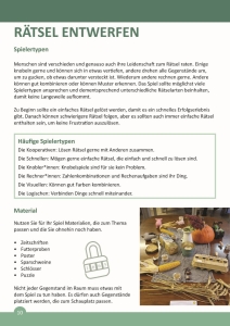 Escape Games für den Lernort Bauernhof und die Schule