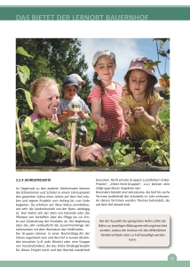 Der Leitfaden zum Lernort Bauernhof