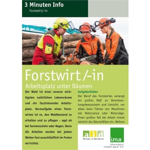 3 Minuten Info Forstwirt/in
