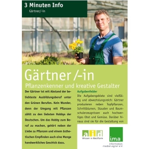 3 Minuten Info Gärtner/in