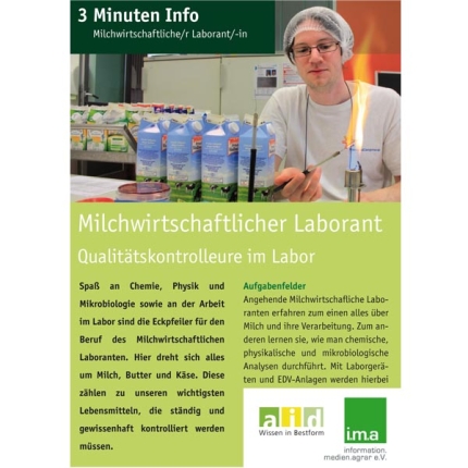 3 Minuten Info Milchwirtschaftliche/r Laborant/in
