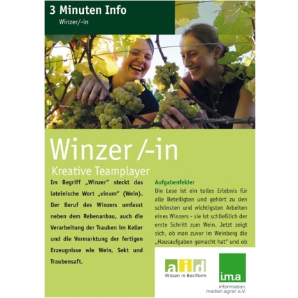 3 Minuten Info Winzer/in