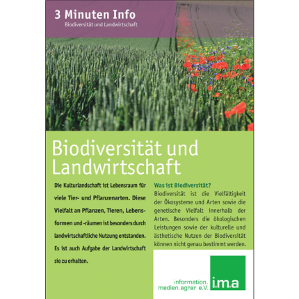 3 Minuten Info Biodiversität und Landwirtschaft